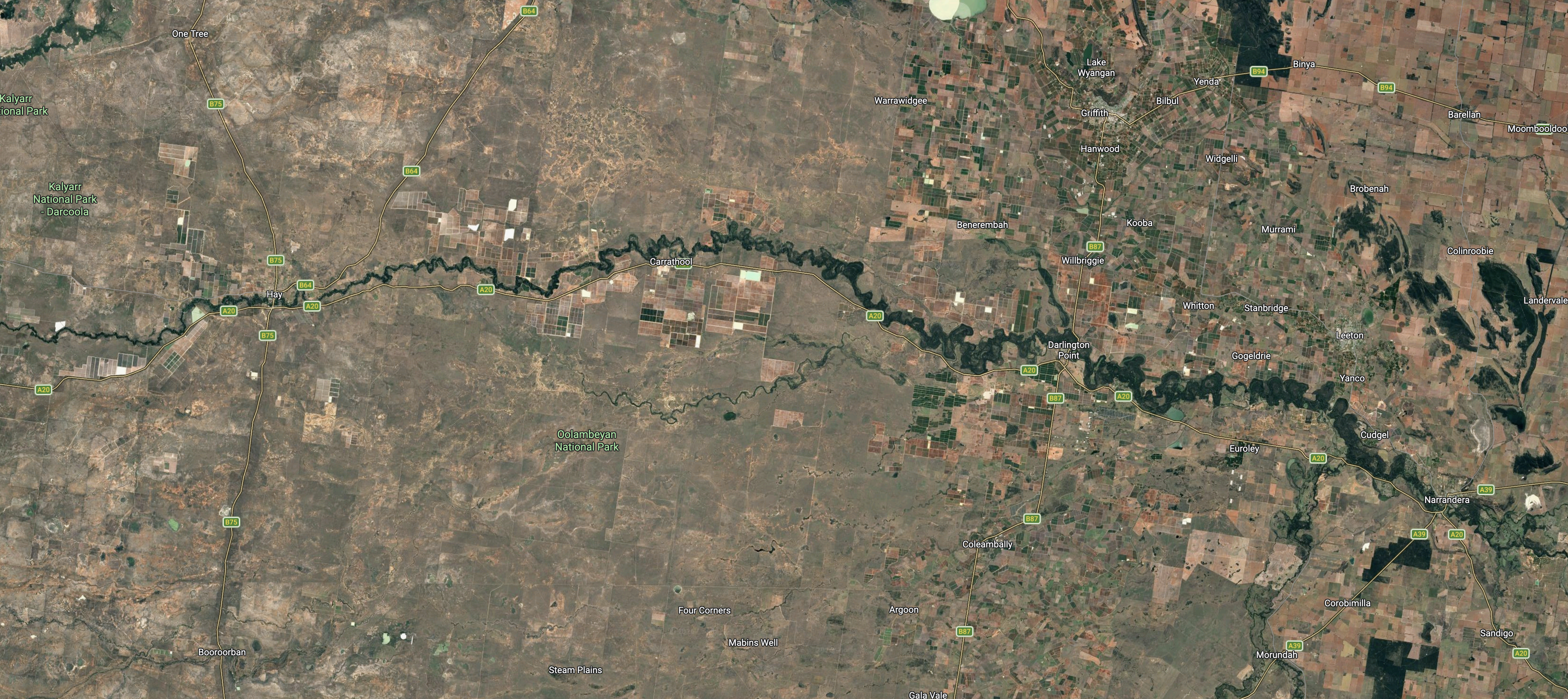 Google Maps: Murrumbidgee